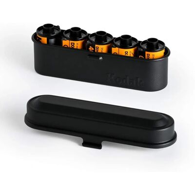 Funda de película Kodak - 5 rollos - Acero compacto - Protección Funda de película Kodak - 5 rollos - Acero compacto - Protección