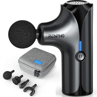 Mini Pistolet de Massage Renpho - Compact, 4 Têtes, Orange - Pistolet de Massage - Publicité Mini Pistolet de Massage Renpho - Compact, 4 Têtes, Orange - Pistolet de Massage - Publicité