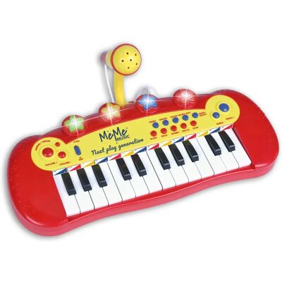 Pretty Mate Eddy Elektronisches Keyboard - 24 Tasten mit Mikrofon Pretty Mate Eddy Elektronisches Keyboard - 24 Tasten mit Mikrofon