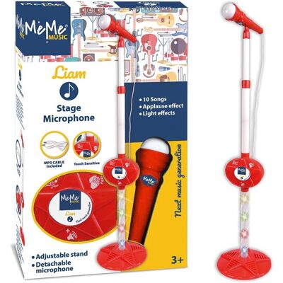 Pretty Mate - Microfono da palco con MP3 - Rosso - Microfono da palco Pretty Mate - Microfono da palco con MP3 - Rosso - Microfono da palco
