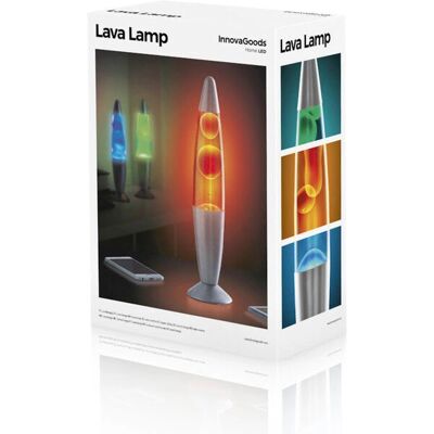 Lampe à lave InnovaGoods - Verte - Lampe à lave vintage - 25W - Publicité Lampe à lave InnovaGoods - Verte - Lampe à lave vintage - 25W - Publicité