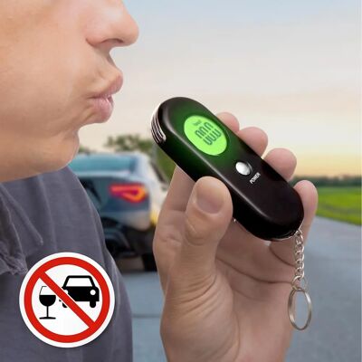 InnovaGoods Cyfrowy Alkomat - Mini - Przenośny Tester Alkoholu InnovaGoods Cyfrowy Alkomat - Mini - Przenośny Tester Alkoholu