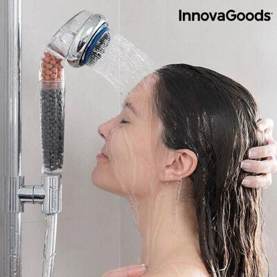 Pomme de Douche Minérale eStore - 8 Modes, Économise Eau - Publicité Pomme de Douche Minérale eStore - 8 Modes, Économise Eau - Publicité