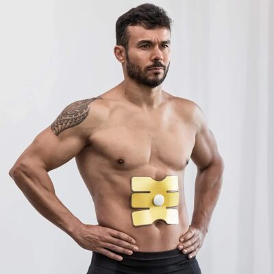 InnovaGoods Abdominal Electrostimulator - Reusable, 15 Levels, Ergonomic - Fitness InnovaGoods Abdominal Electrostimulator - Reusable, 15 Levels, Ergonomic - Fitness