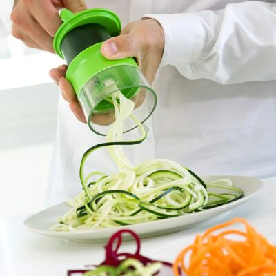InnovaGoods Tagliaverdure A Spirale Mini Spiralicer - Groentespiralisator InnovaGoods Tagliaverdure A Spirale Mini Spiralicer - Groentespiralisator