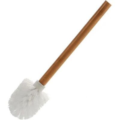 Brosse de toilettes Berilo 22098 Blanc Marron Bambou - Brosse WC Brosse de toilettes Berilo 22098 Blanc Marron Bambou - Brosse WC