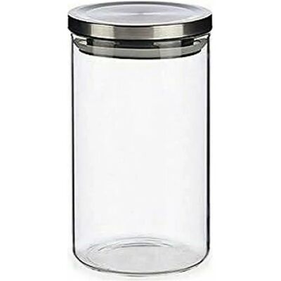 Vivalto Pot Argent Transparent Acier Silicone - Pot Vivalto Pot Argent Transparent Acier Silicone - Pot