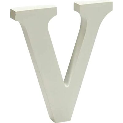 Pincello Letter V - Decoratie - Wit - 12 Stuks Pincello Letter V - Decoratie - Wit - 12 Stuks