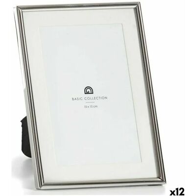 Gift Decor Cornice Portafoto - Acciaio Argento - 13,5x18cm - Cornice portafoto Gift Decor Cornice Portafoto - Acciaio Argento - 13,5x18cm - Cornice portafoto