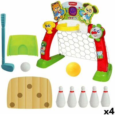 Centre d'Activités Winfun Multisport 4-en-1 - 59x52,5x28 cm - 4 Unités Centre d'Activités Winfun Multisport 4-en-1 - 59x52,5x28 cm - 4 Unités
