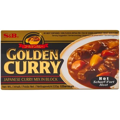 S&B Japanilainen Kultainen Curry Hot - Curryjauhe S&B Japanilainen Kultainen Curry Hot - Curryjauhe