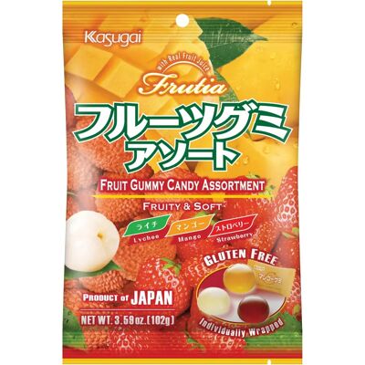 Kasugai Litchi Mango Strawberry Geeli - Makeiset Kasugai Litchi Mango Strawberry Geeli - Makeiset