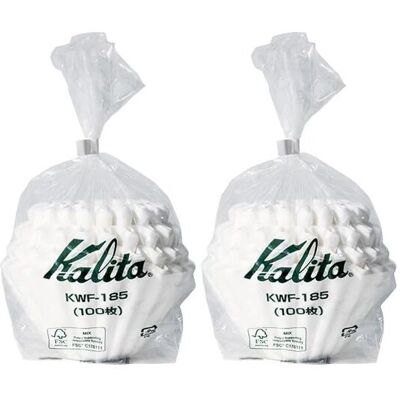 Filtre de hârtie albe Kalita 100 pentru Wave 185 - Filtru de cafea Filtre de hârtie albe Kalita 100 pentru Wave 185 - Filtru de cafea