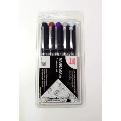 Zig Mangaka 01 Markers - 3 Color Variants Zig Mangaka 01 Markers - 3 Color Variants