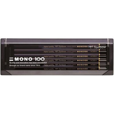 Crayon Mono 100 noir de Tombow - Dessin technique - Publicité Crayon Mono 100 noir de Tombow - Dessin technique - Publicité