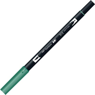 Markery Tombow Holly Green z Podwójną Końcówką - Markery Markery Tombow Holly Green z Podwójną Końcówką - Markery