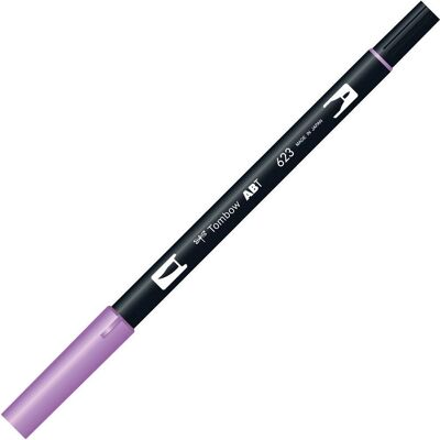 Tombow Lavender Dual Brush Markers - Markers for Art & Craft Tombow Lavender Dual Brush Markers - Markers for Art & Craft