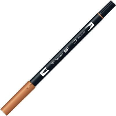 Tombow Märke Modell 977-Sadel Brun - Markörer Tombow Märke Modell 977-Sadel Brun - Markörer