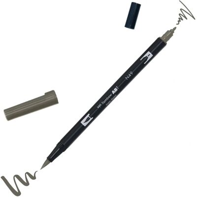TOMBOW ABT Dual Brush Pen Warm Gray 8 - Marker TOMBOW ABT Dual Brush Pen Warm Gray 8 - Marker