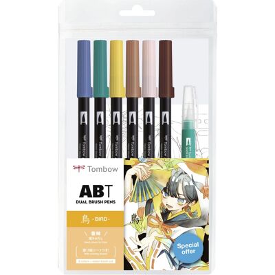 Tombow Light Pink Blau Grün Gelb Manga-Set - Marker Tombow Light Pink Blau Grün Gelb Manga-Set - Marker