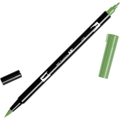 Tombow Dunkel Oliv Doppelpinsel - Pinselstifte Tombow Dunkel Oliv Doppelpinsel - Pinselstifte