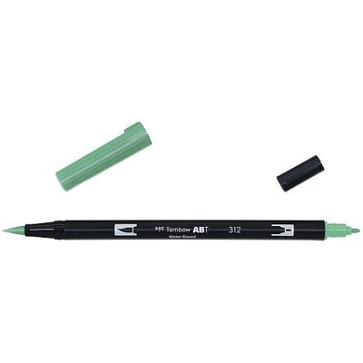 Tombow Jasnozielony Dwustronny Marker z Pędzelkiem Tombow Jasnozielony Dwustronny Marker z Pędzelkiem