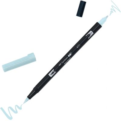 Tombow Bleu Ciel Stylos Doubles - Pinceau & Fin - Publicité Tombow Bleu Ciel Stylos Doubles - Pinceau & Fin - Publicité