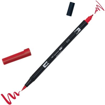 Tombow Dual Brush Pen Persimmon - Marker Tombow Dual Brush Pen Persimmon - Marker