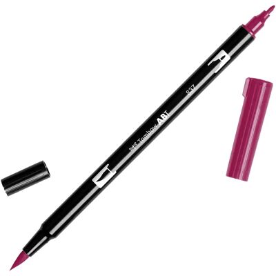 Dvojitý štětec Tombow ABT Wínová Červená - Fixy Dvojitý štětec Tombow ABT Wínová Červená - Fixy