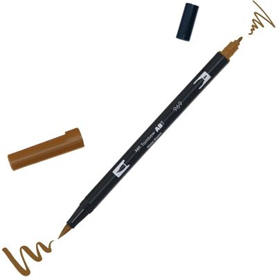 Marqueurs Pinceau Double ABT Tombow - Chocolat - Art et Illustration - Publicité Marqueurs Pinceau Double ABT Tombow - Chocolat - Art et Illustration - Publicité