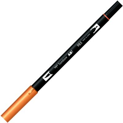 Tombow ABT Dual Pinselstifte - Chromgelb - Kunst Marker Tombow ABT Dual Pinselstifte - Chromgelb - Kunst Marker