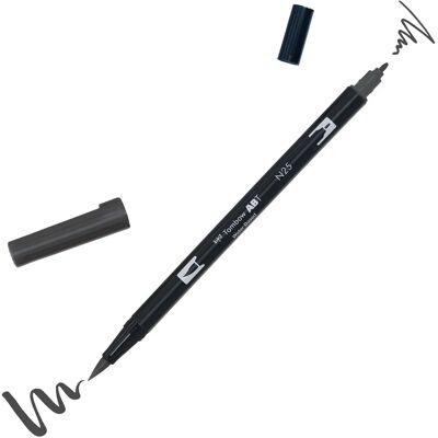 Podwójny Marker Pędzelek Tombow ABT - Czarny - Sztuka i Ilustracja Podwójny Marker Pędzelek Tombow ABT - Czarny - Sztuka i Ilustracja