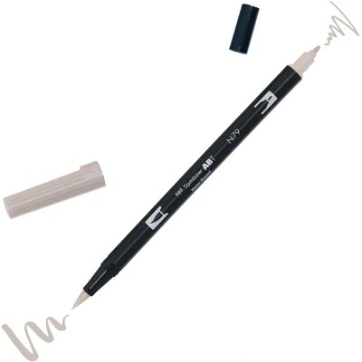 Tombow Dual Brush Pen - Varm Grå 2 Tombow Dual Brush Pen - Varm Grå 2