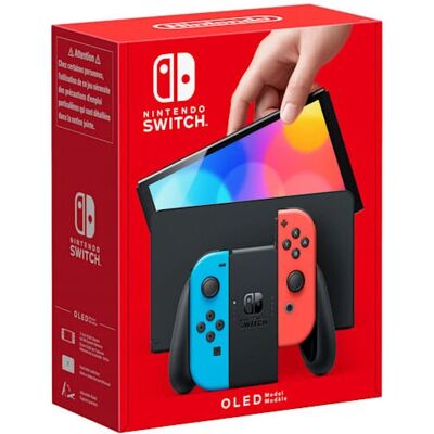 Nintendo Switch (Model OLED) - Neon Niebieski/Neon Czerwony (Import z Azji) Nintendo Switch (Model OLED) - Neon Niebieski/Neon Czerwony (Import z Azji)