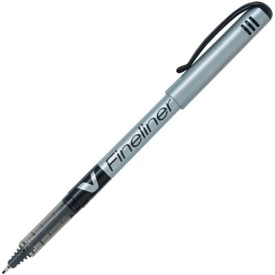 Pilot V Fineliner - Stylo Feutre Pointe Fine pour Précision - Noir - Publicité Pilot V Fineliner - Stylo Feutre Pointe Fine pour Précision - Noir - Publicité