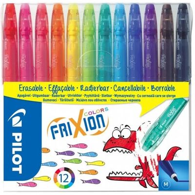 Pilot Frixion Colors Radierbarer Filzstift - 12 Stück Pilot Frixion Colors Radierbarer Filzstift - 12 Stück