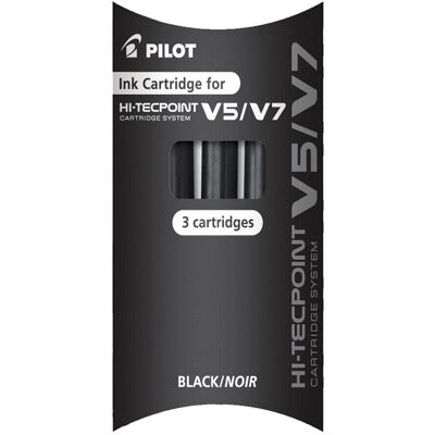 PILOT Nachfüllpatronen V5/V7 Schwarz - Nachfüllsets PILOT Nachfüllpatronen V5/V7 Schwarz - Nachfüllsets