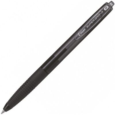 Pilot Supergrip G Schwarzer Clip-on Kugelschreiber - Ballpoint Pen Pilot Supergrip G Schwarzer Clip-on Kugelschreiber - Ballpoint Pen