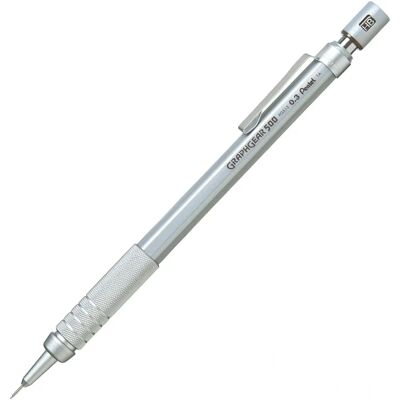 Pentel PG51 Mechanikus ceruza - Ezüst - 0,3mm HB Pentel PG51 Mechanikus ceruza - Ezüst - 0,3mm HB