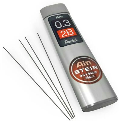 Pentel Modell 0,3mm 2B Minen - 15er Pack Pentel Modell 0,3mm 2B Minen - 15er Pack