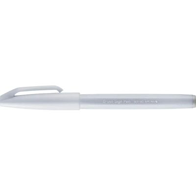 Pentel Pennarello Pennello Grigio Chiaro - Felt Pen Pentel Pennarello Pennello Grigio Chiaro - Felt Pen