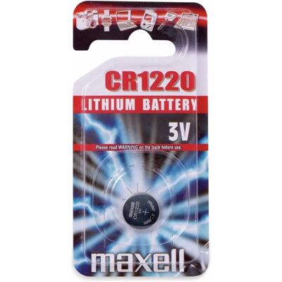 Maxell CR1220 Litiumbatteri - 36mAh - Små elektronikartiklar Maxell CR1220 Litiumbatteri - 36mAh - Små elektronikartiklar