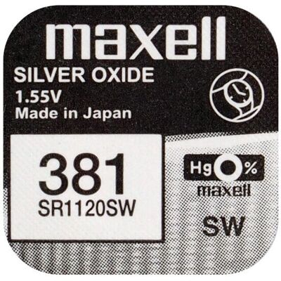 Maxell SR1120W Silver-Oxide Batteri - Batteri Maxell SR1120W Silver-Oxide Batteri - Batteri