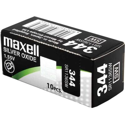 Maxell Srebro-oksydowa bateria do zegarka - Bez rtęci - 1,55V - Wyprodukowane w Japonii Maxell Srebro-oksydowa bateria do zegarka - Bez rtęci - 1,55V - Wyprodukowane w Japonii