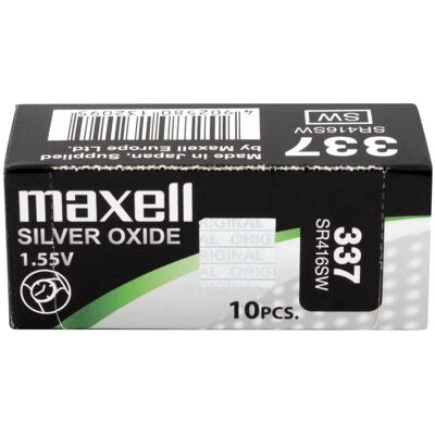 Maxell 18293900 Batería de óxido de plata - Hogar/Reloj - Sin mercurio Maxell 18293900 Batería de óxido de plata - Hogar/Reloj - Sin mercurio