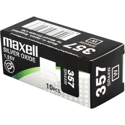 Maxell SR44W Silver-Oxide Klockbatteri - Mercury-Free Maxell SR44W Silver-Oxide Klockbatteri - Mercury-Free