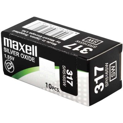 Maxell 18293100 hushållsbatteri - Engångs Silver-Oxide klockbatteri Maxell 18293100 hushållsbatteri - Engångs Silver-Oxide klockbatteri