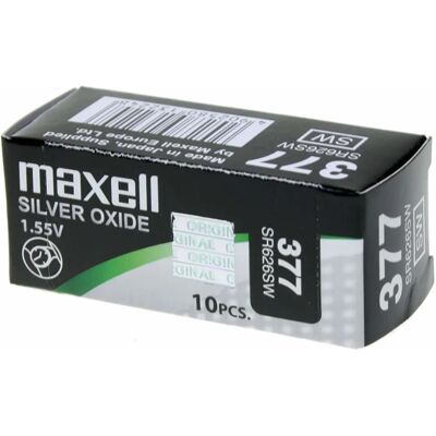 Batteria orologio Maxell SR626SW ossido d'argento - Batteria Batteria orologio Maxell SR626SW ossido d'argento - Batteria