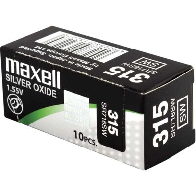 Maxell SR716SW Silver Oxide Klockbatteri - Batteri Maxell SR716SW Silver Oxide Klockbatteri - Batteri