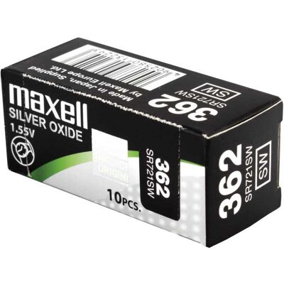 Batería Maxell SR721SW Oxido de Plata - Reloj, Ecológica Batería Maxell SR721SW Oxido de Plata - Reloj, Ecológica